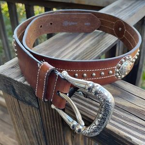 BRIGHTON STUDDED BELT
